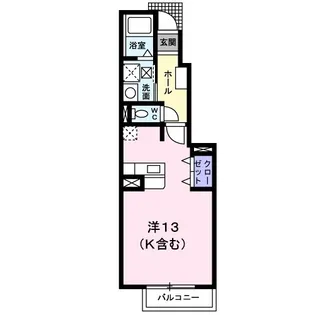 シェーネA【0103号室】の間取り