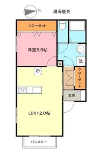 アリオス高須【0101号室】の間取り