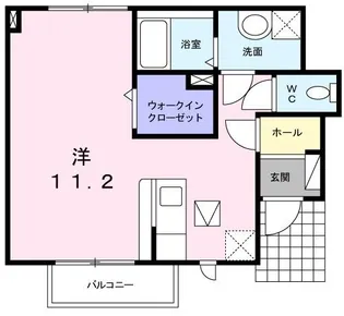 アイリス【0101号室】の間取り