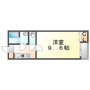 レオネクストウィステリア沖野上【0203号室】の間取り