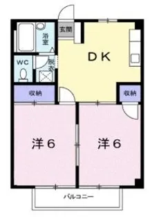 シティハイツ高橋A【101号室】の間取り