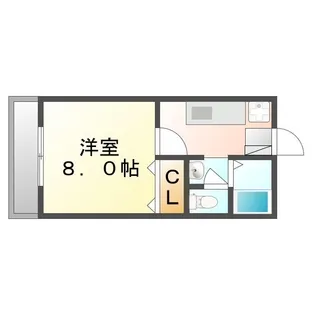 ジュネス春日A【202号室】の間取り