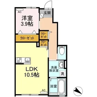 DIARESTO【0103号室】の間取り