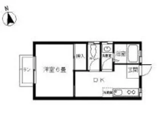 シャルム【101号室】の間取り
