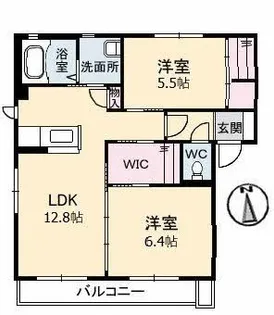 ガーデン四季 さくら【0201号室】の間取り