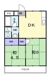 春日ハイツ【0202号室】の間取り