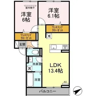 グランツ【0207号室】の間取り