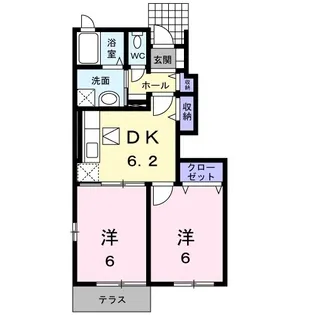 マーベラス清和【103号室】の間取り