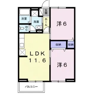 アルファ ワン【0202号室】の間取り