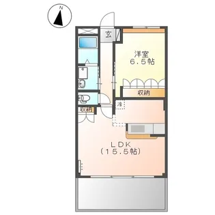 ガーデニングヒルズ【203号室】の間取り