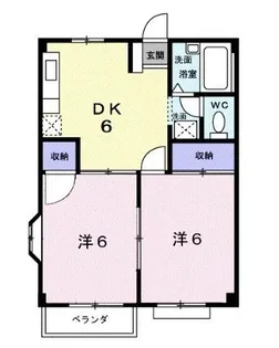エルディム千田A【0203号室】の間取り
