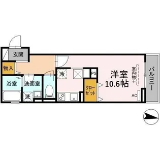 ウィステリア【0107号室】の間取り