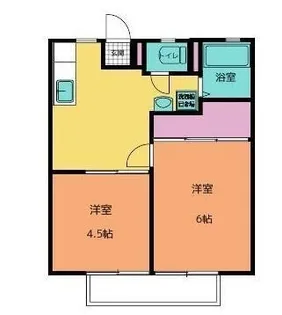 サンシティオレゴンⅡ【201号室】の間取り