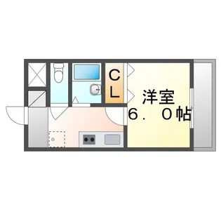 居倉マンション【203号室】の間取り