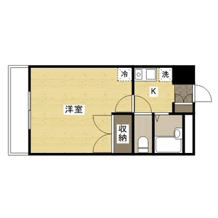 カサブランカ高橋A【0202号室】の間取り