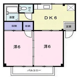 シティハイツさんせいB【0101号室】の間取り