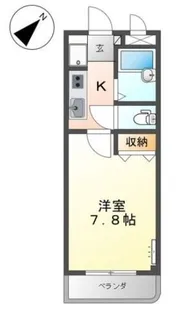 フェニックス【0103号室】の間取り