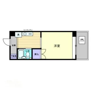 マンション福山【0309号室】の間取り