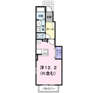 フォーゲルA【0103号室】の間取り