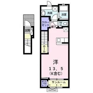 ベル エテルノ【0202号室】の間取り