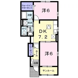 ラピス ティティシア【0104号室】の間取り