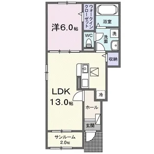 アルバーダ スカイ【0101号室】の間取り