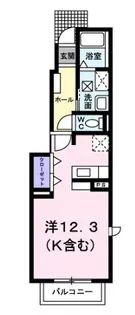 ベルシティSATO B【0101号室】の間取り