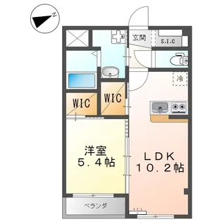 ララ【205号室】の間取り