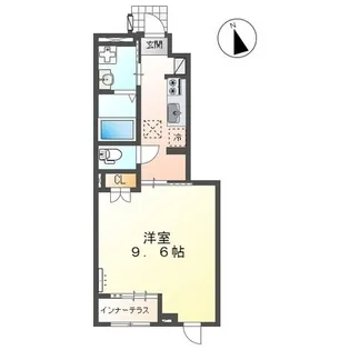 ジュラン【0108号室】の間取り