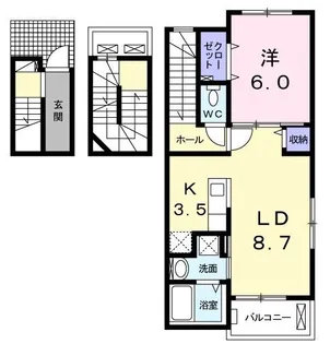 エテルノ【301号室】の間取り