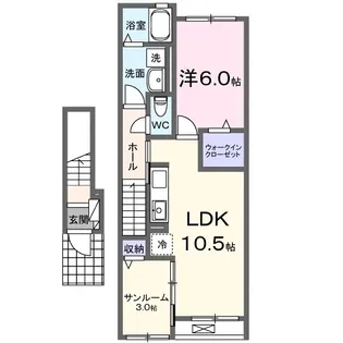 エアリー【0203号室】の間取り