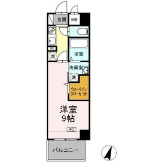 セレーノ福山駅前【401号室】の間取り