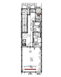 ガーデンヒルズ長者町【108号室】の間取り