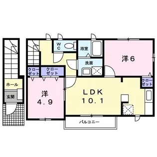 レジデンス ハナナ【0204号室】の間取り