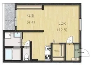 Lien南本庄【302号室】の間取り
