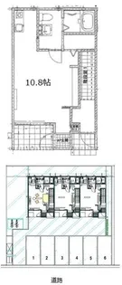 nishimobira23【102号室】の間取り