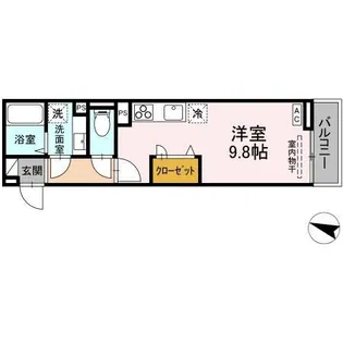 ラ ヴィータ【0203号室】の間取り