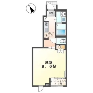 シルヴィオ【0106号室】の間取り