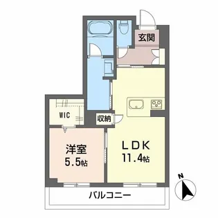 ランビリズマ【302号室】の間取り