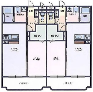 アドリアーナ【206号室】の間取り