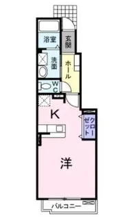 ウインティ【102号室】の間取り