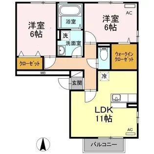 マノワール・プルミエ【0206号室】の間取り