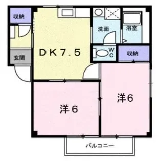 ハイツ小林【0101号室】の間取り
