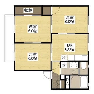 紀伊國屋 弐番館【0201号室】の間取り