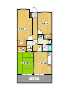 蔵王アイビーコート A棟【105号室】の間取り