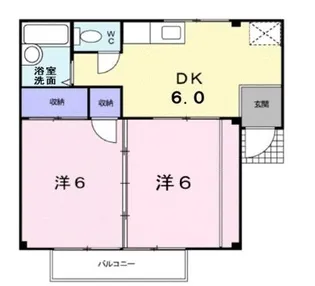 シティハイツ幸A【0101号室】の間取り