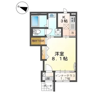アンジー【102号室】の間取り