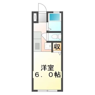 ヴィラ西町【202号室】の間取り