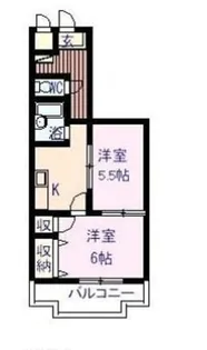 ファミール翔【302号室】の間取り