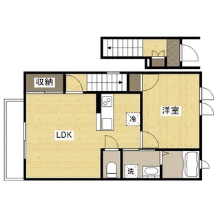 サウサリート【203号室】の間取り